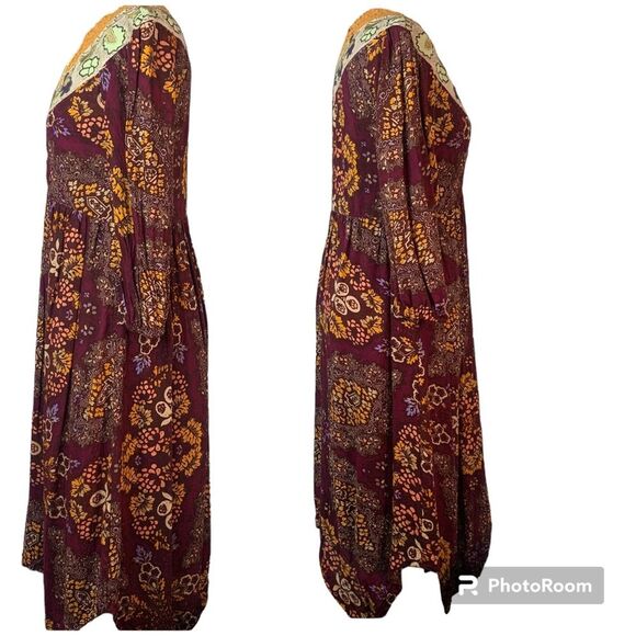 Maeve by Anthropologie Meredith Embroidered Maxi Dress Size Extra Small - Picture 4 of 15